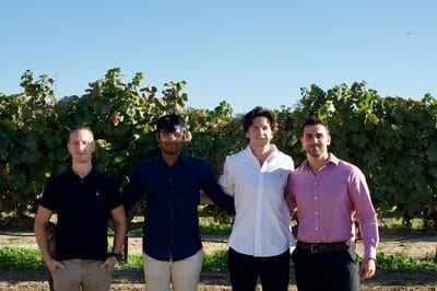 GREEN members at vineyard